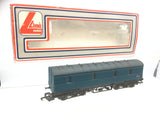 Lima 305359 OO Gauge Bogie Parcel Van BR Blue (RESPRAYED)