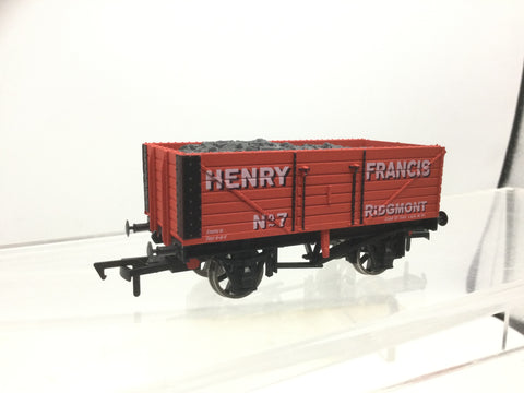 Dapol/1E OO Gauge 7 Plank Wagon Henry Francis, Ridgmont