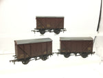 Bachmann 38-160V OO Gauge BR 12t Vent Van Condemned/Weathered Triple Pack