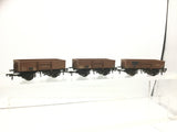 Bachmann 38-340 OO Gauge BR 13t Steel Wagons Weathered Triple Pack