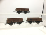Bachmann 38-340 OO Gauge BR 13t Steel Wagons Weathered Triple Pack