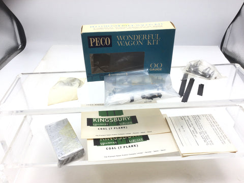 Peco R54K OO Gauge 7 Plank Wagon Kingsbury Kit