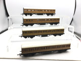 Graham Farish 10602/10612 OO Gauge LNER Coaches x4