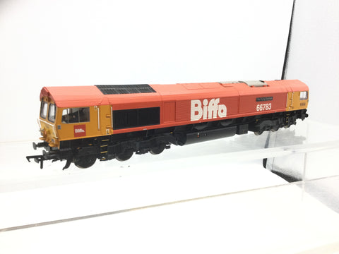 Bachmann 32-741SF OO Gauge Class 66/7 66783 'The Flying Dustman' GBRf 'Biffa' Red