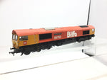 Bachmann 32-741SF OO Gauge Class 66/7 66783 'The Flying Dustman' GBRf 'Biffa' Red