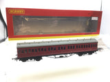 Hornby R4799 OO Gauge BR Maroon (Ex-LMS) Non-Corridor Composite Coach M16635M