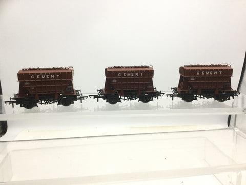 Bachmann 38-270X OO Gauge BR Presflo Wagon 3 Wagon Pack