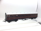 Hornby R4656A OO Gauge LMS Maroon Non-Corridor Composite Coach 16612