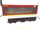 Hornby R4656A OO Gauge LMS Maroon Non-Corridor Composite Coach 16612