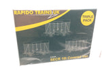 Rapido Trains 942008 N Gauge SECR Wagons Pack 4 – SR pre-36 Livery 12t Covered Vans (Dia.1426)