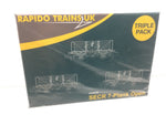 Rapido Trains 942011 N Gauge SECR Wagons Pack 3 – SR post-36 Livery 7 Planks (Dia.1355)