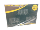 Rapido Trains 942016 N Gauge SECR Wagons Pack 4 – BR Livery 12t Covered Vans (Dia.1426)