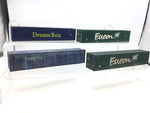 Bachmann OO Gauge 40ft Containers x4 Dreambox/Eucon