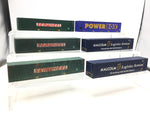 Bachmann OO Gauge 40ft Containers x6 Seawheel/Malcolm/Powerbox
