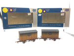 Dapol 4F-016-101 OO Gauge Fyffes Banana Van (Weathered) x2 (RENUMBERED)