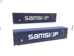 Dapol OO Gauge Hi-Cube Container x2 Samskip