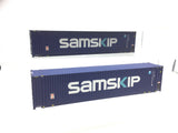 Dapol OO Gauge Hi-Cube Container x2 Samskip