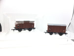 Bachmann 38-180B OO Gauge BR 12t Fruit Van B875816 x2 (1 RENUMBERED)