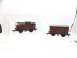 Bachmann 38-180B OO Gauge BR 12t Fruit Van B875816 x2 (1 RENUMBERED)