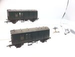 Bachmann 38-528Y OO Gauge BR Green Mk1 Horse Box Twin Pack (Pro-Weathered)