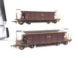 Hornby R6286F OO Gauge EWS Bogie Seacow Wagon DB980243 Weathered x2