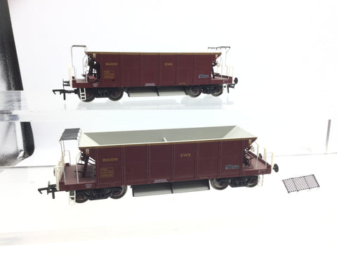 Bachmann 38-132 OO Gauge EWS YGA Seacow Wagon DB982696 x2