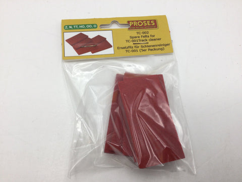 Proses TC-002 Spare Felts for Track Cleaner TC-001