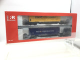 Rivarossi HR6614 HO Gauge Mercitalia Intermodal Sgnss Container Wagon Set