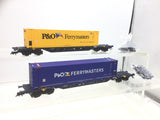 Rivarossi HR6614 HO Gauge Mercitalia Intermodal Sgnss Container Wagon Set
