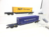 Rivarossi HR6614 HO Gauge Mercitalia Intermodal Sgnss Container Wagon Set