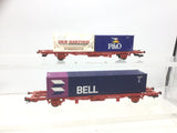 Marklin 47704 HO Gauge NS Container Wagon Set x2