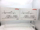 Marklin 47704 HO Gauge NS Container Wagon Set x2