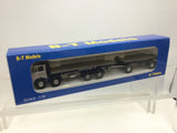 B-T Models DA98 1:76/OO Gauge AEC Mammoth Major 4 Axle Lorry & Trailer Silver Roadways