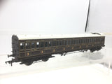 Bachmann 39-620A OO Gauge SE&CR 60ft Birdcage Brake Third Coach Dark Lake