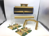 Job Lot of Hornby Dublo OO Gauge Station Building/Footbridge/Level Crossings