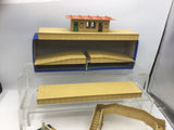 Job Lot of Hornby Dublo OO Gauge Station Building/Footbridge/Level Crossings