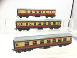 Hornby Dublo OO Gauge 3 Rail Stanier Maroon/Cream Coaches M26133/M4183