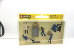 Noch 15038 HO/OO Gauge Warehouseman (5) and Accessories Figure Set