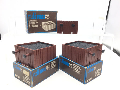 Lima O Gauge Timber Buffer Stops x3