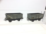 Hornby Dublo 32056 OO Gauge BR 16t Mineral Wagon B54884 x2