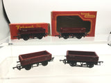 Triang R113 OO Gauge Drop Side Goods Wagon B4593 x4