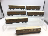 Job Lot of Hornby Dublo 3 Rail Gresley Teak Coaches (6)