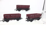 Hornby R214 OO Gauge Consett Hopper Wagon (Maroon) x3