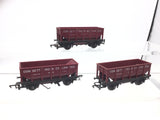 Hornby R214 OO Gauge Consett Hopper Wagon (Maroon) x3