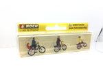 Noch 15909 HO/OO Gauge Family on a Bike Ride (4) Figure Set