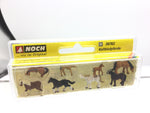 Noch 36762 N Gauge Shire Horses (8) Figure Set