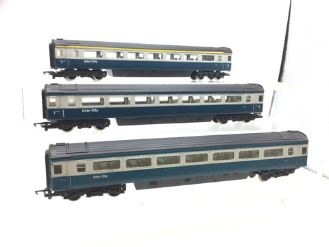 Hornby OO Gauge Intercity Blue/Grey HST Mk 3 Coach x3