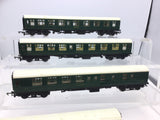 Hornby R933/R934 OO Gauge SR Green Mk 1 Coaches x5