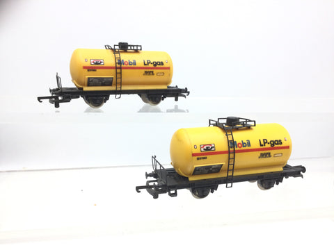 Lima OO/HO Gauge Mobil LP Gas Tank Wagon x2