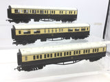 Hornby OO Gauge GWR Collett Coaches x3